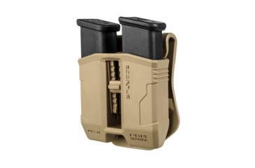 Image of Scorpus Double Magazine Pouch for Paddle/Belt Holster, Glock 9mm/.40 Magazines, Flat Dark Earth, 3QG-HH-SHADMP-SC-PG9T