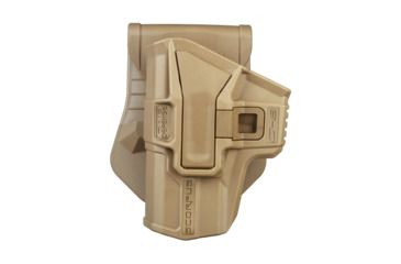 Image of Scorpus M1 Paddle/Belt Level 1 Holster, Glock 9mm, Left Hand, Flat Dark Earth, 3QG-HT-SCM1LH-SC-G9LHT
