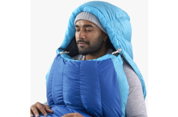 Image of Sea to Summit Trek Down Sleeping Bag, Snorkel Blue, Regular/30F, S1014