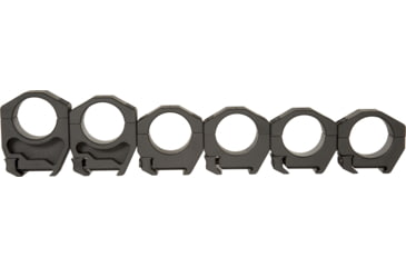 Image of Seekins Precision 30mm Tube Rifle Scope Rings, 1.45in AR High, 4 Cap Screw, 0010620018 - F