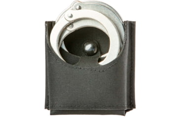 Image of Sentry Double Pouch Open Top Handcuffs, Black, 25NP27BK