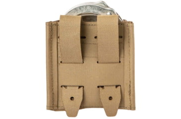 Image of Sentry Handcuffs Double Pouch Open Top, Coyote Brown, 25NP27CB
