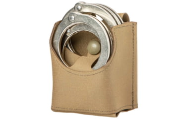 Image of Sentry Double Pouch Open Top Handcuffs, Coyote Brown, 25NP27CB