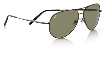 Image of Serengeti Aviator Sunglasses, Medium - Gunmetal Frame, 555nm Lens GG6785
