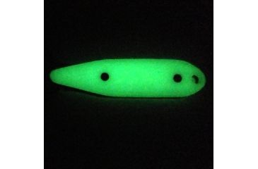 Image of Shadow Tech 8in. Dagger, Moonglow G-10 Handle,Black Blade,Plain,w/Sheath, NO STSDBPMG