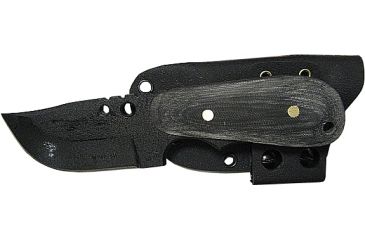 Image of Shadow Tech Back Up XL, Black G-10 Handle, Black Blade, Plain, w/Sheath, NO STXLBOBPBT