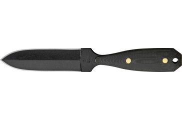 Image of Shadow Tech Dagger Fixed Knife, 1095 high carbon steel double edge dagger blade wi, Black G-10 handle STK013