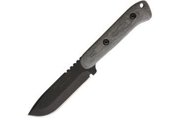 Image of Shadow Tech Gear2Survive Fixed Blade Knife, 9in, 4.375in, 1095 Carbon Steel, Black, Canvas Micarta Handle STK159
