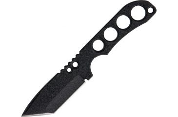 Image of Shadow Tech Shadow Series Fixed Knife, Tanto, Black Finish, Plain Blade STK079