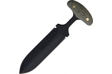 Image of Shadow Tech T-Handle Push Dagg Fixed Blade Knife,5in,High Carbon Steel Dagger Blade,Black Micarta Handle STK105
