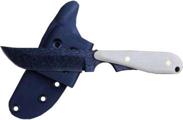 Image of Shadow Tech Wolf, Tan G-10 Handle, Black Bowie Blade, Plain, w/Sheath, NO STWBBKTSM