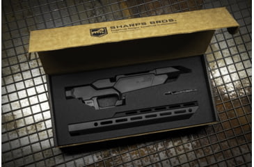 Image of Sharps Bros SBC02 Heatseeker Matte Black Cerakote Aluminum For Ruger American S