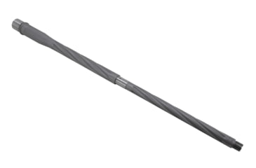 Image of Shaw AR-10 6.5 Creedmoor Threaded Barrel, Spiral Flute, 24in, HBAR Profile, 1-8 Twist, 5/8-24 Thread, Matte Stainless, AR10HBSSHF2465CM