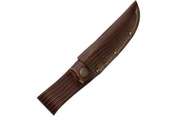 Image of Sheath Fixed Blade Belt Sheath Lizard, Fits Up To 5in Fixed Blade Knife, Lizard Pattern, Leather Construction, SH1181
