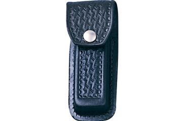 Image of Sheath Leather Belt Pouch, Black, Fits 4 1/2in. to 5 1/4in. Knife SH202