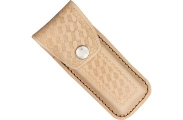 Image of Sheath Leather Belt Pouch, Tan, 4 1/2in. to 5 1/4in. Knife SH205