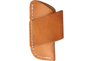 Image of Sheath Leather Pocket Knife Sheath, 3.75in Overall, Fits 3in Closed Pocket Knife, Brown Leather Sheath, BulkPacked., SH1090