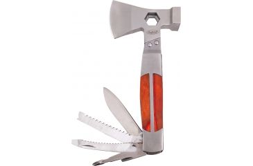 Image of Sheffield Camper 12-in-1 Multi-Tool w/ Hardwood Handle, 12301