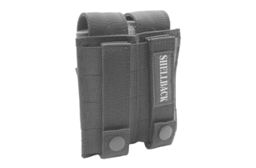 Image of Shellback Tactical Double Pistol Mag Pouch, Molle compatible, Black, One Size, SBT-5000-BK