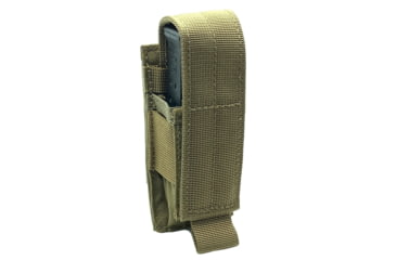 Image of Shellback Tactical Single Pistol Mag Pouch, Molle compatible, Coyote, One Size, SBT-4000-CT