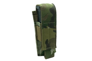 Image of Shellback Tactical Single Pistol Mag Pouch, Molle compatible, Multicam, One Size, SBT-4000-MC