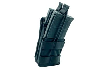 Image of Shellback Tactical Single Stacker Open Top Pouch for Two M4/AR15 Mag, Black, One Size, SBT-1100-BK