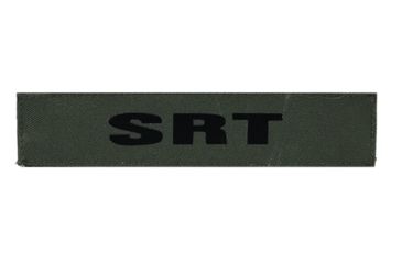 Image of Shellback Tactical SRT ID-Placard, Hook Back, 1 x 5in?h, Black on Olive, One Size Fits Most SBT-X213231A-SRT-BO