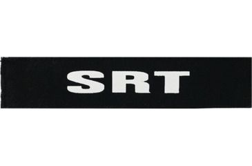 Image of Shellback Tactical SRT ID-Placard, Hook Back, 1 x 5in?h, White on Black, One Size Fits Most SBT-X213231A-SRT-WB
