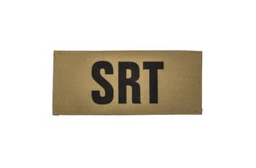 Image of Shellback Tactical SRT ID-Placard, Hook Back, 2 x 5in?h, Black on Coyote, One Size Fits Most SBT-X213230-SRT-BC