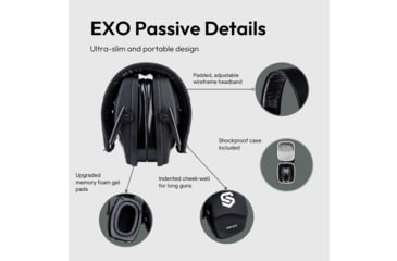 Image of Shellshock Protection EXO Passive Protective Ear Muffs
