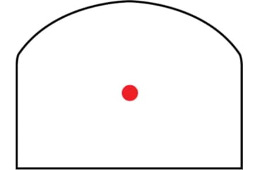 Image of OMSsc Open Mini Sight Sub Compact 1x 17.35x14.35mm Reflex Red Dot Sight, 8 MOA Dot Reticle, Black