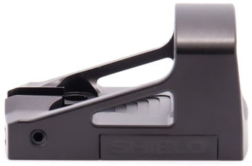 Image of Shield Sights Compact Reflex Mini Red Dot Sight, Drawer Lens 4 MOA Dot Reticle, RMSd-4MOA Glass Lens, Black, RMSd-4 Moa G