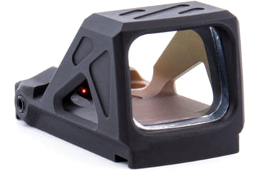 Image of Shield Sights RMSsc Reflex Mini Sight Sub-Compact 1x 17.35x14.35mm Reflex Red Dot Sight, 8 MOA Dot Reticle, Black, RMSsc-8MOA-Glass