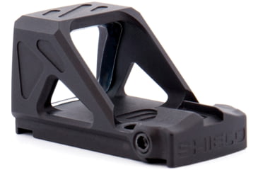 Image of Shield Sights RMSsc Reflex Mini Sight Sub-Compact 1x 17.35x14.35mm Reflex Red Dot Sight, 8 MOA Dot Reticle, Black, RMSsc-8MOA-Glass