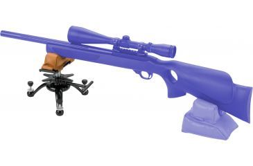 Image of Shooters Ridge Tri-Stance Gun Rest with Leather Sand Bag