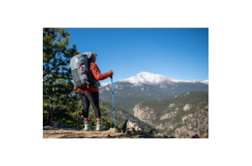 Image of Sierra Designs Flex Trail 40-60 L Backpack, Dove/Peat, 80710623WD