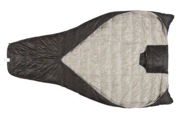 Image of Sierra Designs Nitro Quilt 800F 35 Deg, Blue, Yellow, Peat, REG, 80710419R