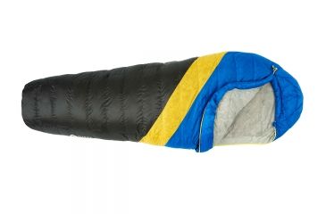 Image of Sierra Designs Nitro UL 35 Sleeping Bag 800 Dridown-Blue/Yellow/Peat-Regular