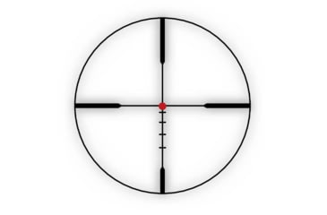 Image of Sig Sauer Buckmaster Hellfire 3-12X44mm 1in Tube Rifle Scope, Second Focal Plane, 0.25 MOA, BDC Illuminated Reticle, Matte Finish, Black SOBM43002