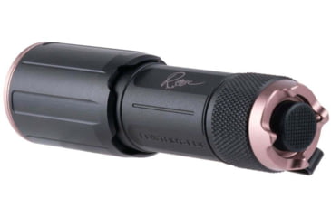 Image of SIG SAUER Foxtrot-EDC ROSE Compact Flashlight, 18350 Lithium-Ion, 1350 Lumens, Black/Rose Gold, SOFEC0RS
