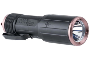 Image of SIG SAUER Foxtrot-EDC ROSE Compact Flashlight, 18350 Lithium-Ion, 1350 Lumens, Black/Rose Gold, SOFEC0RS
