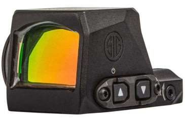 Image of SIG SAUER Romeo-X Compact Open Reflex Red Dot Sight, 1x24mm, 3 MOA Dot, Circle and Dot, Black, SORX1280