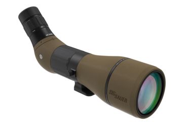 Image of SIG SAUER Oscar8 27-55x80mm Spotting Scope, Angled, Schmidt-Pechan, Flat Dark Earth, SOO82001