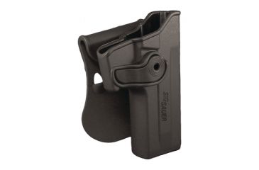 Image of Sig Sauer Paddle Retention Holster for P226 Rail Models (does not fit X5) Black Polymer Right Hand HOL-RPR-226-BLK