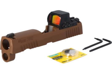 Image of SIG SAUER Pro P320 9mm Romeo X Pro XRAY3 Sights Barrel Assembly, Coyote, 3.9in, 8901569