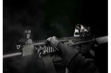 Image of Sig Romeo 3 Miniature 1x25mm Reflex Sight w/ Riser, 3 MOA Red Dot Reticle, Graphite SOR31002