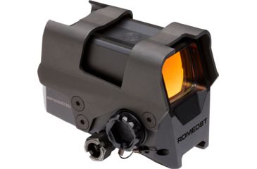 Image of SIG SAUER Romeo8T Red Dot Sight, Ballistic Circle Dot, 0.5 MOA Adj, Side Battery, Hex Bolt Mount, Shroud, Black, NSN N, SOR81002
