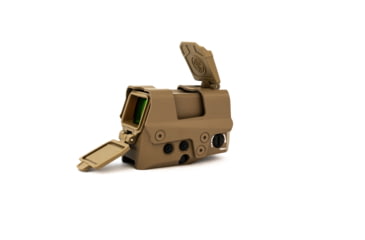 Image of SIG SAUER Romeo8T Red Dot Sight, Ballistic Circle Dot, 0.5 MOA ADJ, CR123A, Hex Bolt Mount, Shroud, FDE, SOR81003