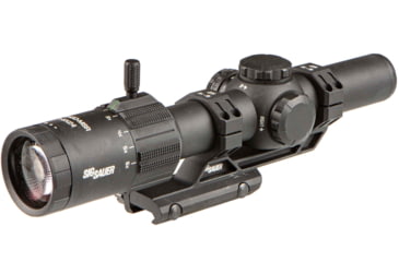 Image of SIG SAUER Tango MSR LPVO Rifle Scope, 1-6x24mm, 30mm Tube, Second Focal Plane, Illuminated BDC6 Reticle, Black, SOT61000