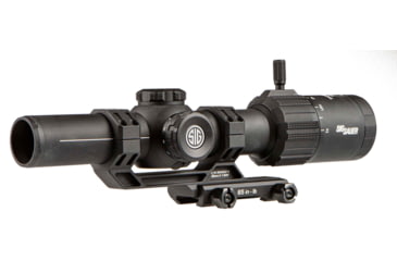 Image of SIG SAUER Tango MSR LPVO Rifle Scope, 1-6x24mm, 30mm Tube, Second Focal Plane, Illuminated BDC6 Reticle, Black, SOT61000